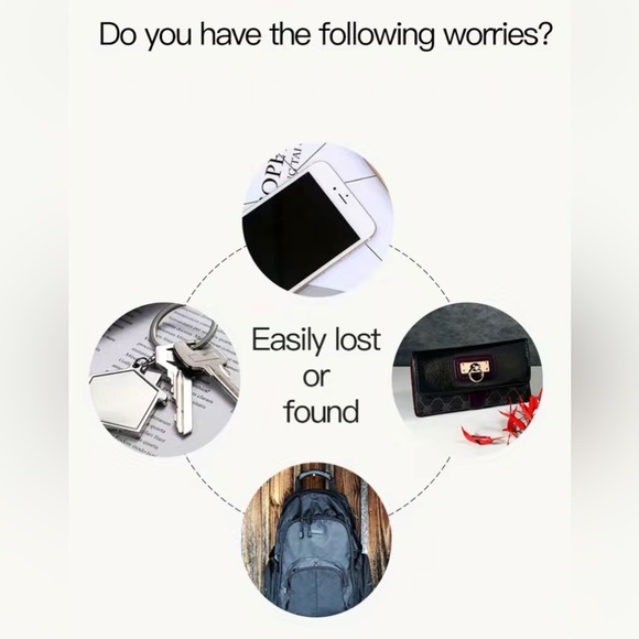 NBIB - Bluetooth Smart Tracking Finder Locator - Set of 2 - Red - Picture 10 of 11